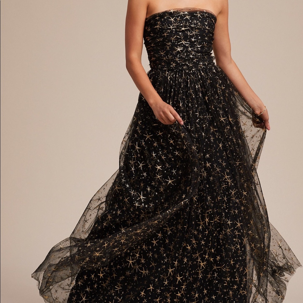 Strapless Anthropologie Formal Dress